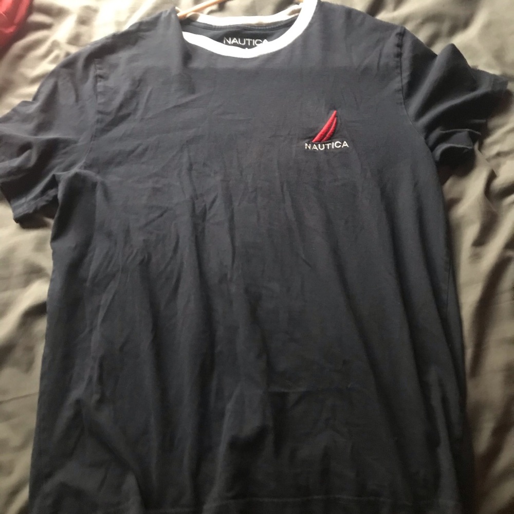 Nautica dark blue shirt